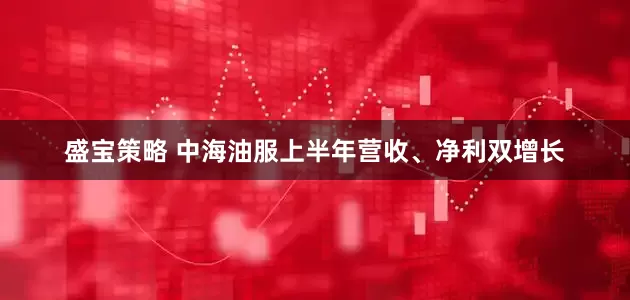 盛宝策略 中海油服上半年营收、净利双增长